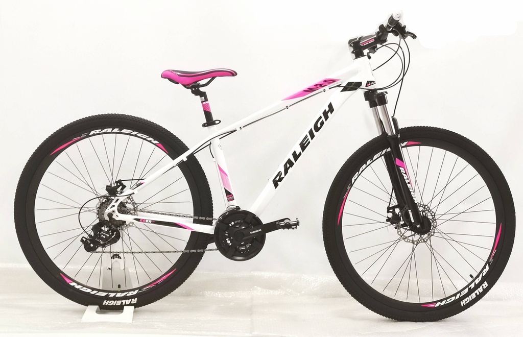 Bicicleta Raleigh 2.0 Dama R29 - 15" - Blanco con Rosa