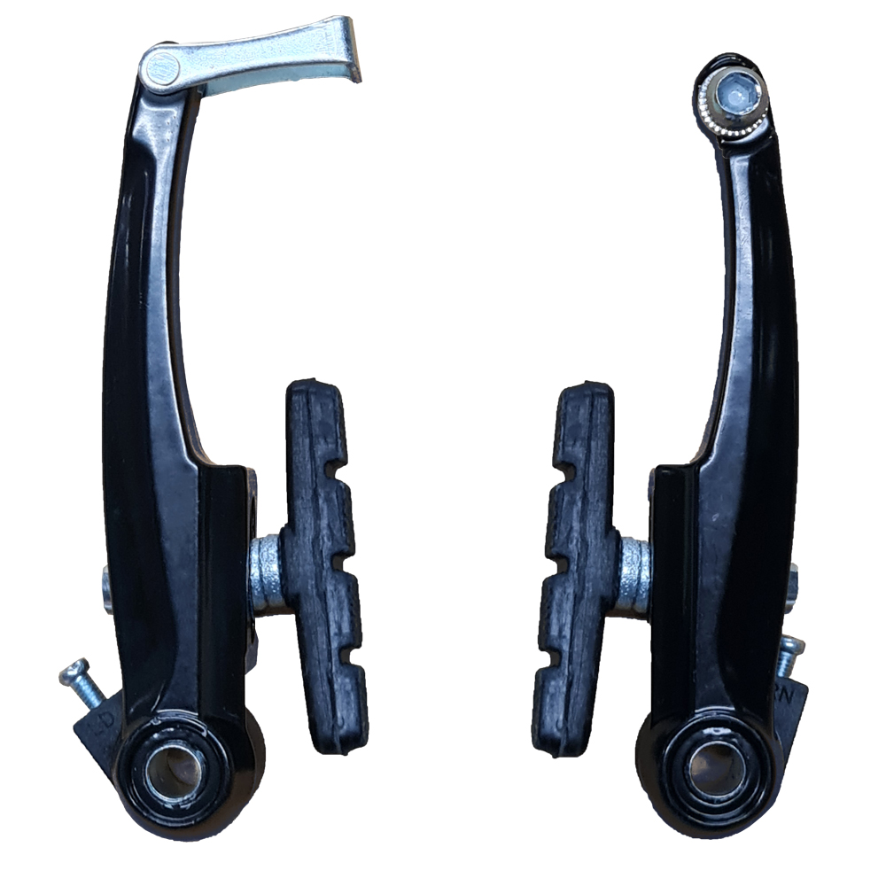 Frenos V-Brake Set 4 Piezas - Aluminio Negros