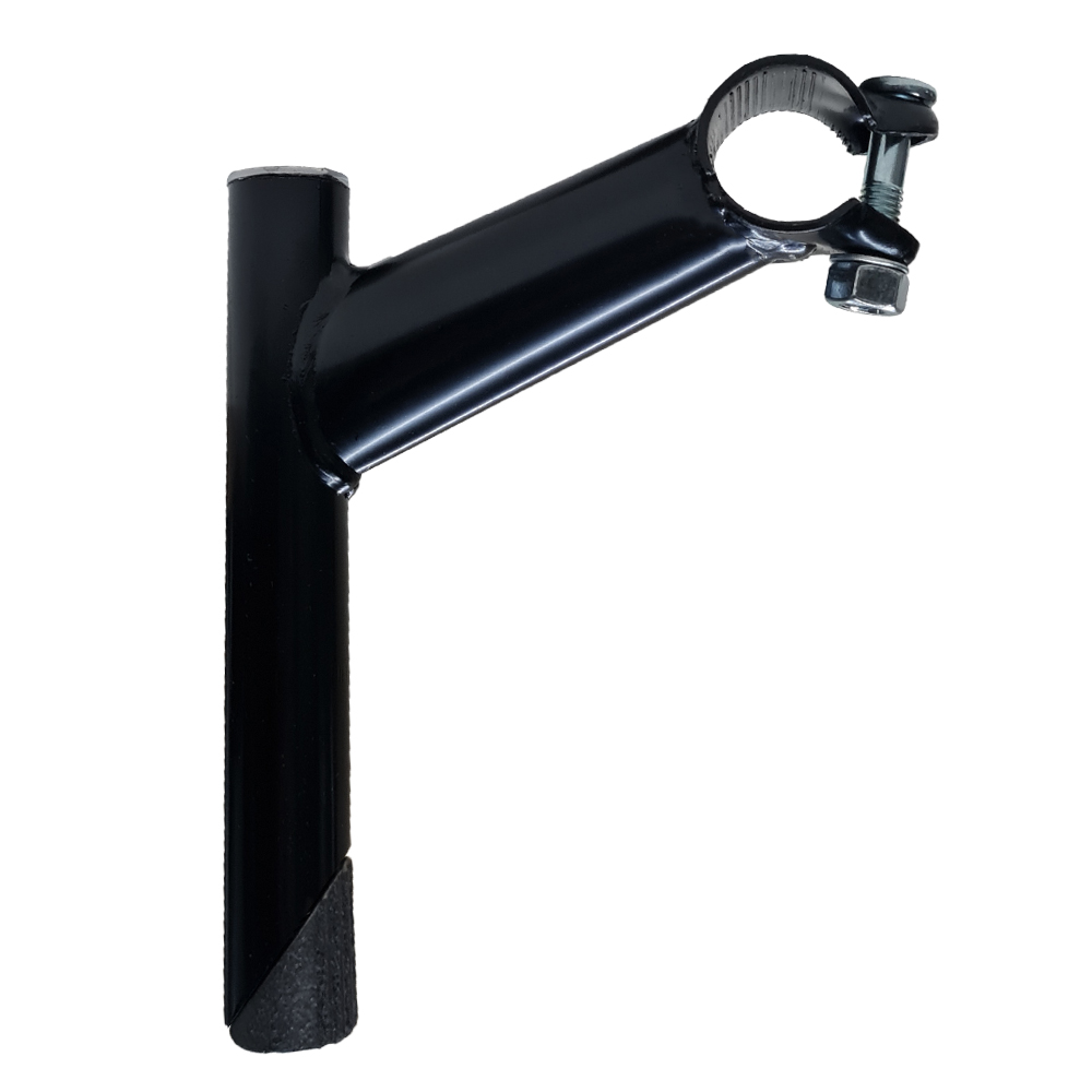 Stem Acero Color Negro Rebajado Ajuste Tornillo Allem C/Tubo Pasac. 21.1 mm