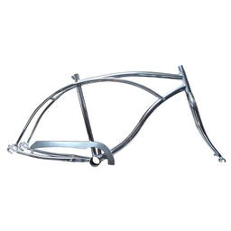 [12134] Cuadro y Horq. Playero 26" Cromado Soldado a Tig 19"